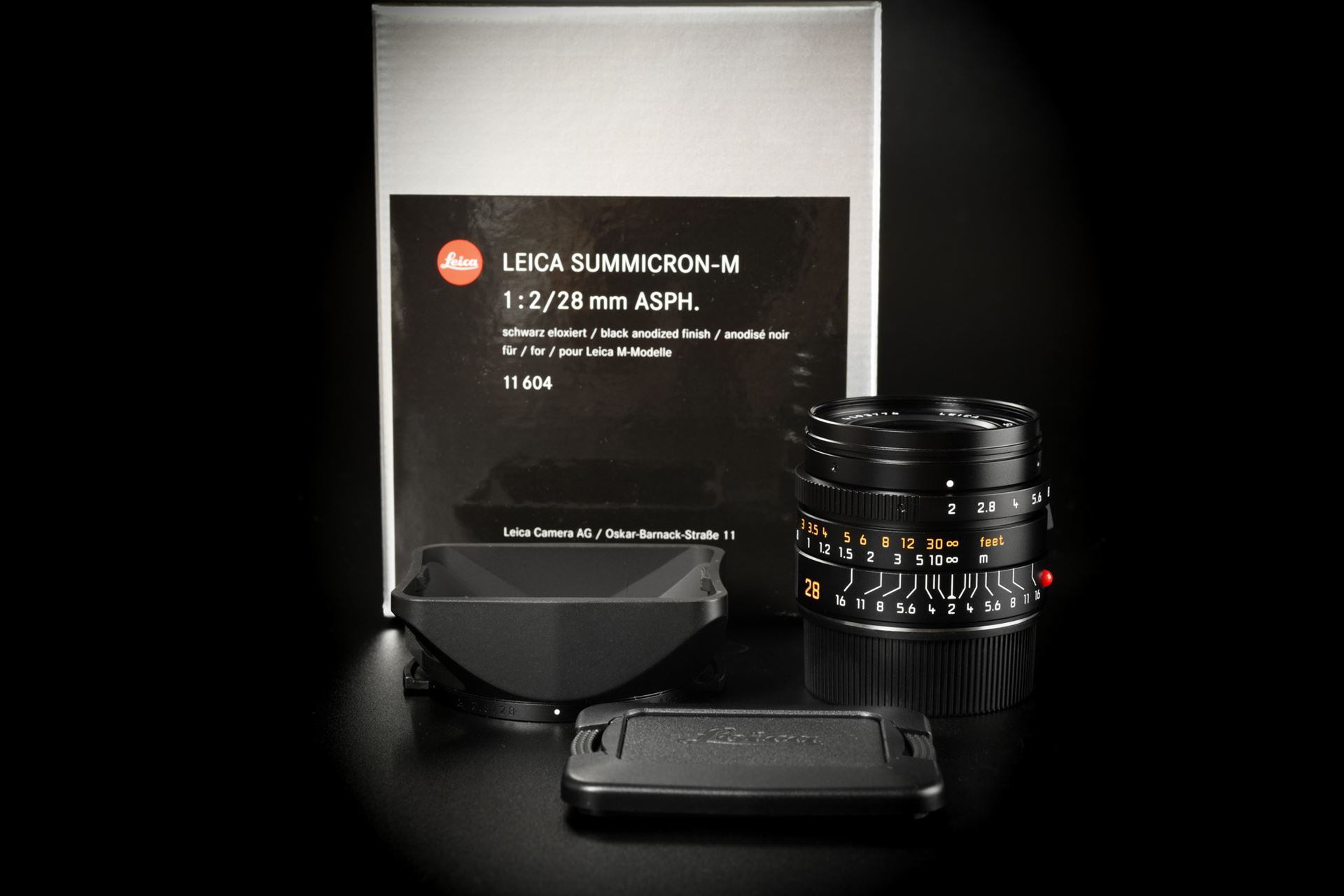 Picture of Leica Summicron-M 28mm f/2 ASPH Ver.1 Black