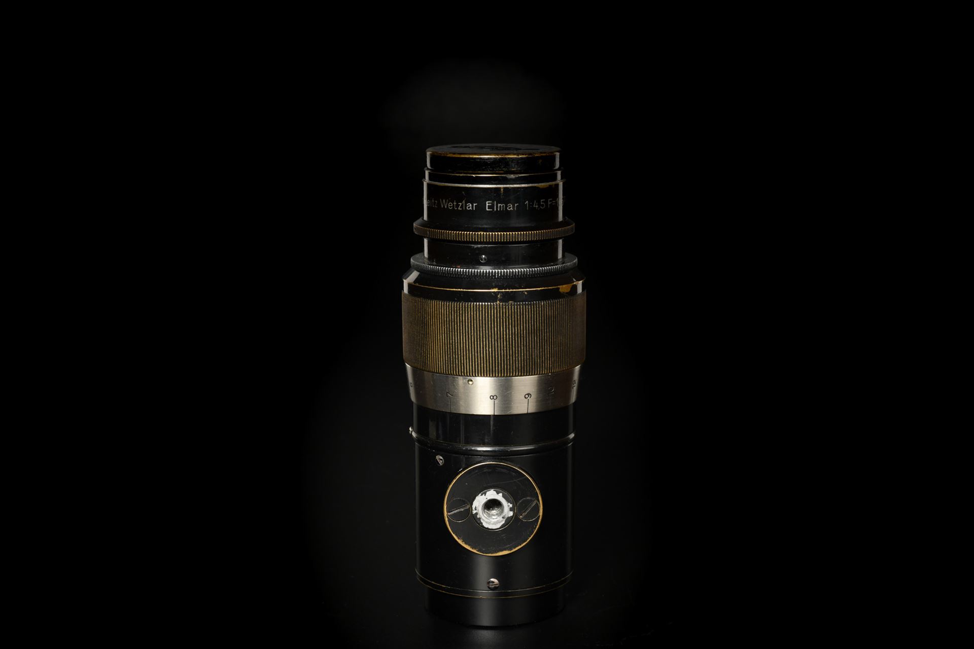 Picture of Leica Elmar 13.5cm 135mm f/4.5 Black Paint Non-Coupled Screw Mount LTM L39