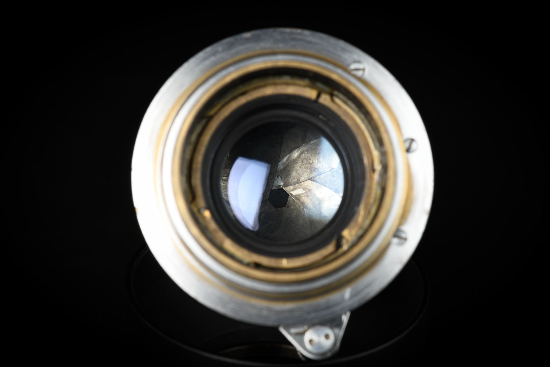 Picture of Leica Summar 5cm f/2 Silver Black Rim Screw LTM