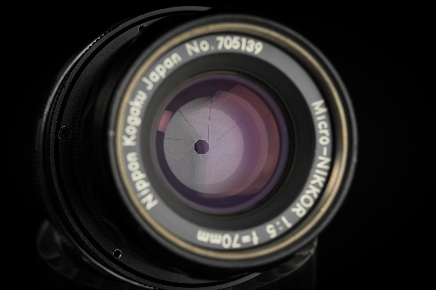 Picture of Nikon Micro-Nikkor 70mm f/5 Modified To Leica Screw LTM