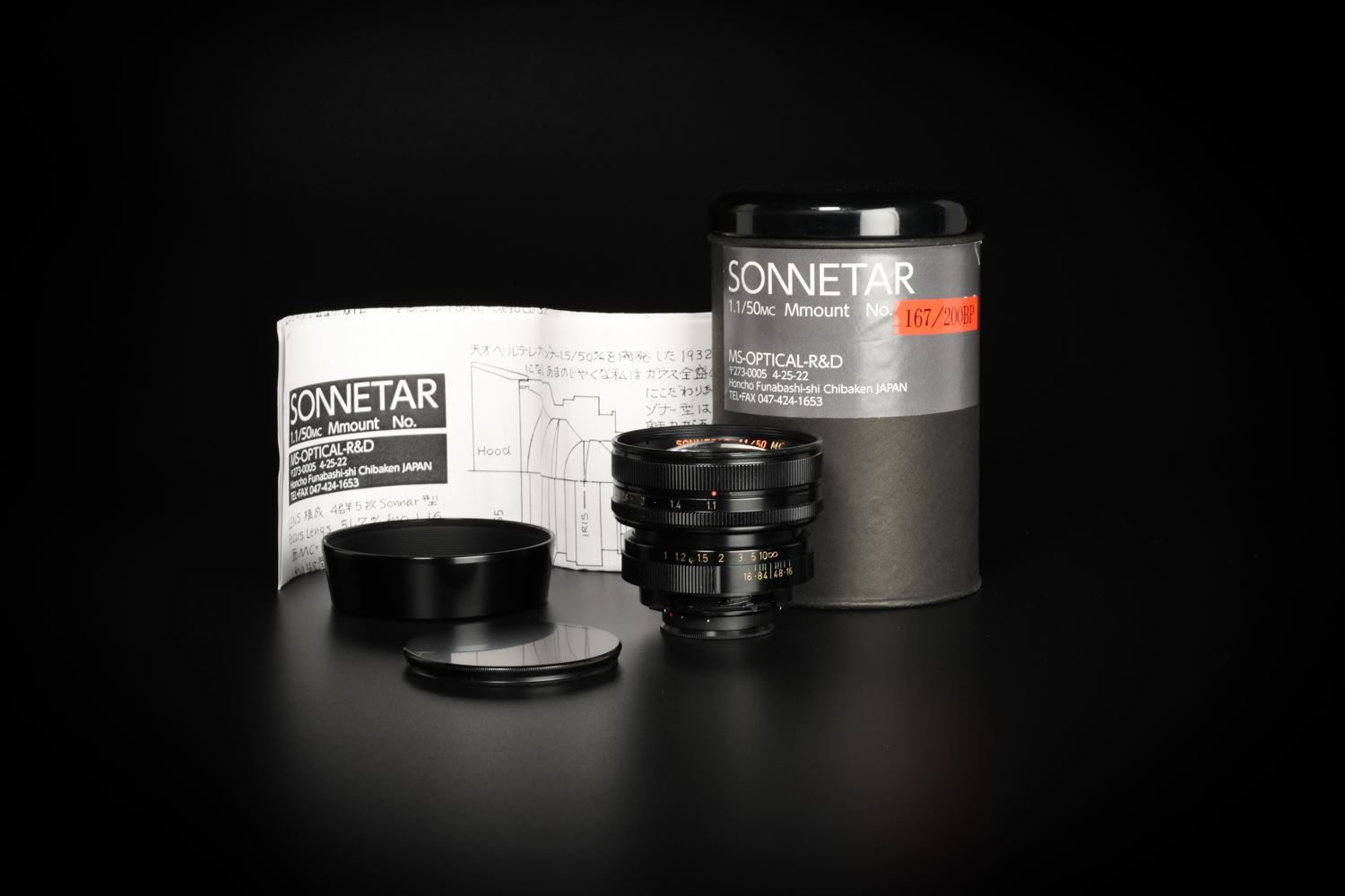 Picture of MS-Optical Sonnetar 50mm f/1.1 MC Leica M