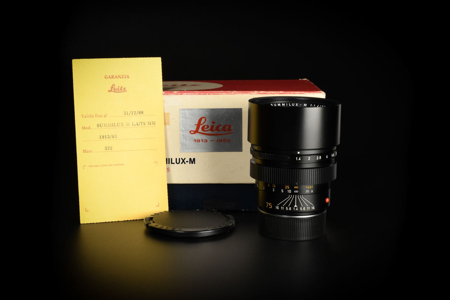 Picture of Leica Summilux-M 75mm f/1.4 Ver.2 Canada 1913-1983 70 Jahre