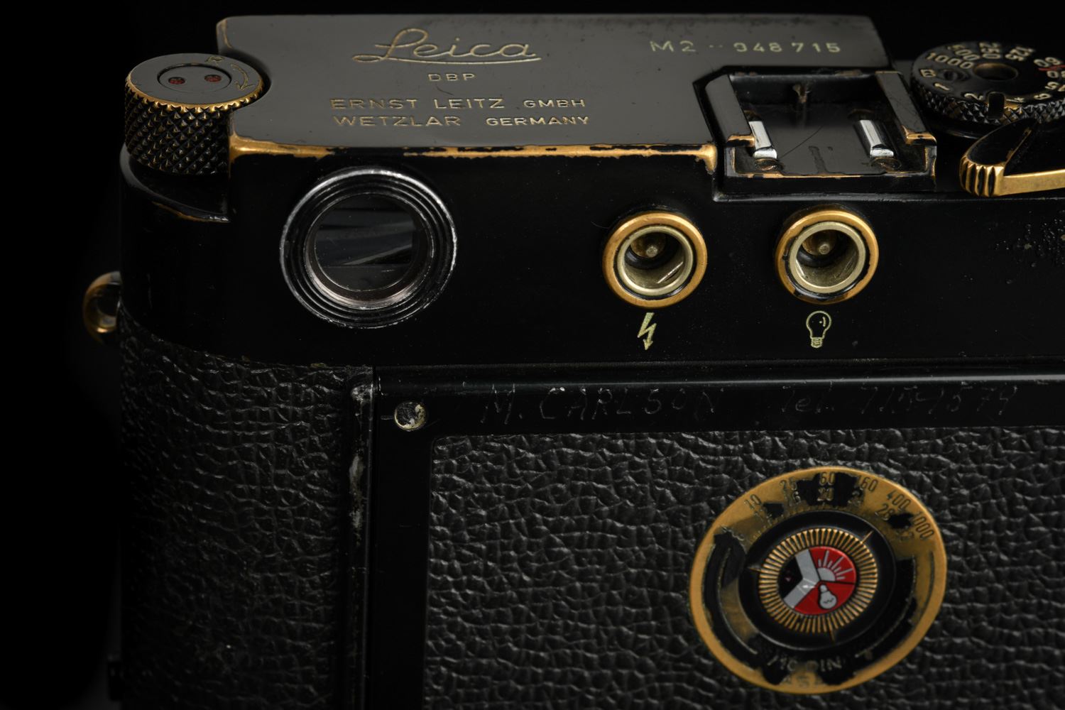 Picture of Leica M2 with Leicavit Black Paint