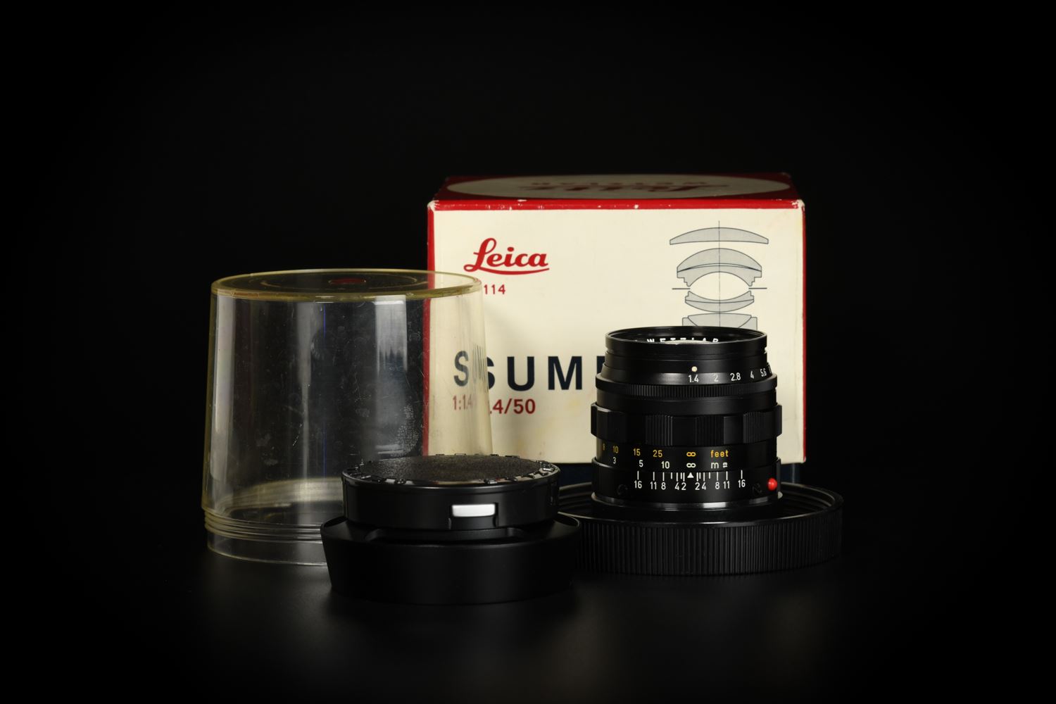 Picture of Leica Summilux-M 50mm f/1.4 Ver.2 Transitional Black Paint