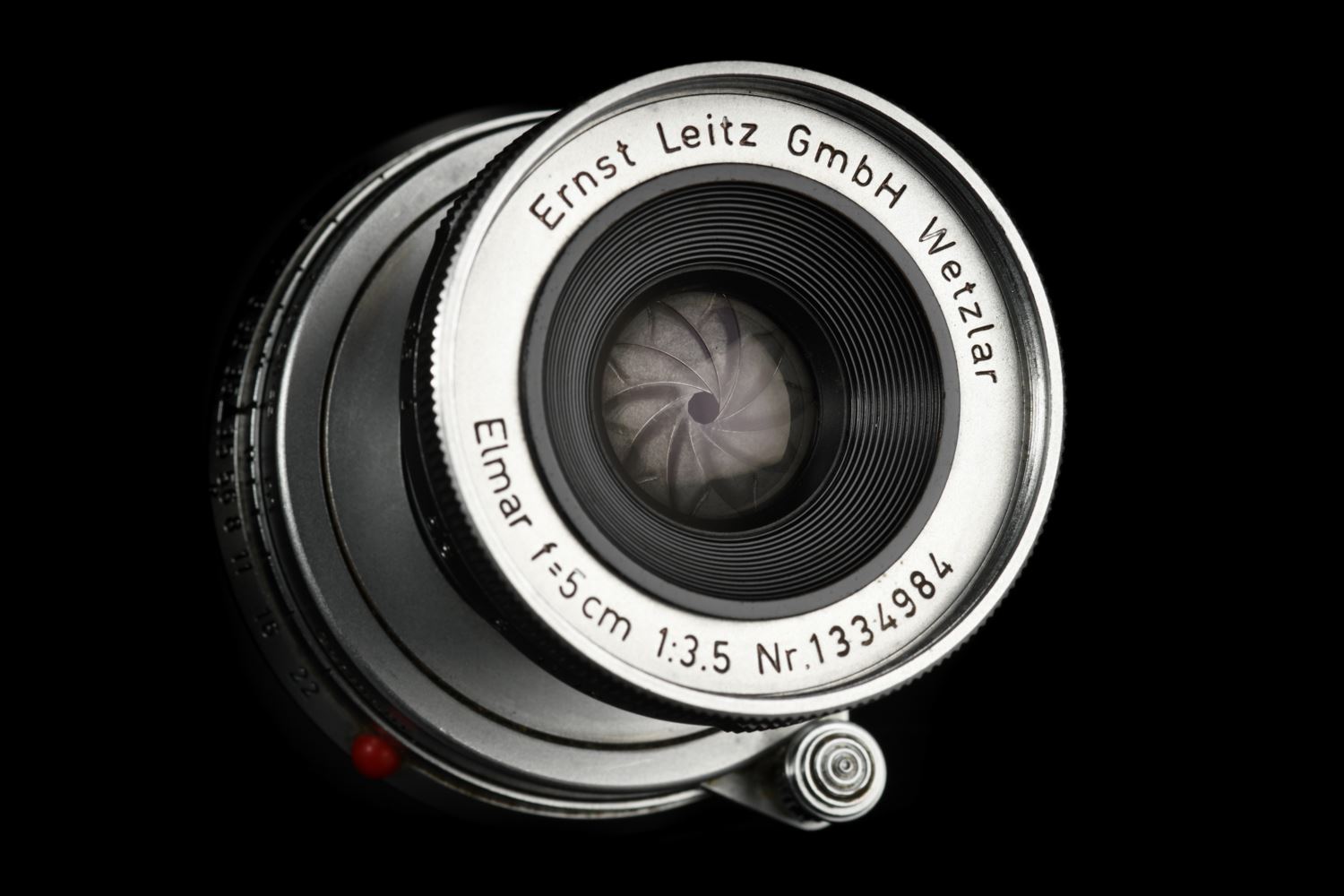 Picture of Leica M3 Olive First Batch with Elmar 5cm f/3.5 Bundeseigentum