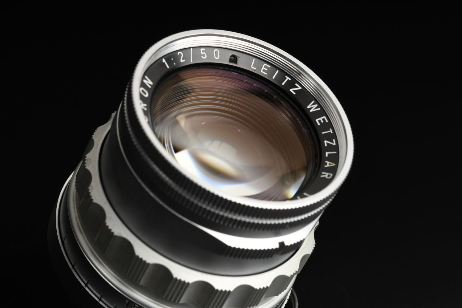 Picture of Leica Summicron 50mm f/2 Rigid Ver.1 Silver Screw LTM