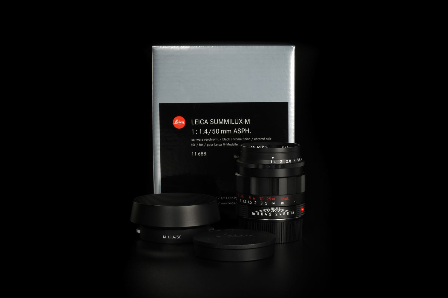 Picture of Leica Summilux-M 50mm f/1.4 ASPH E43 Black Chrome