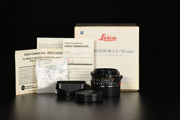 Picture of Leica Summicron-M 35mm f/2 Ver.4 7-element Black Germany
