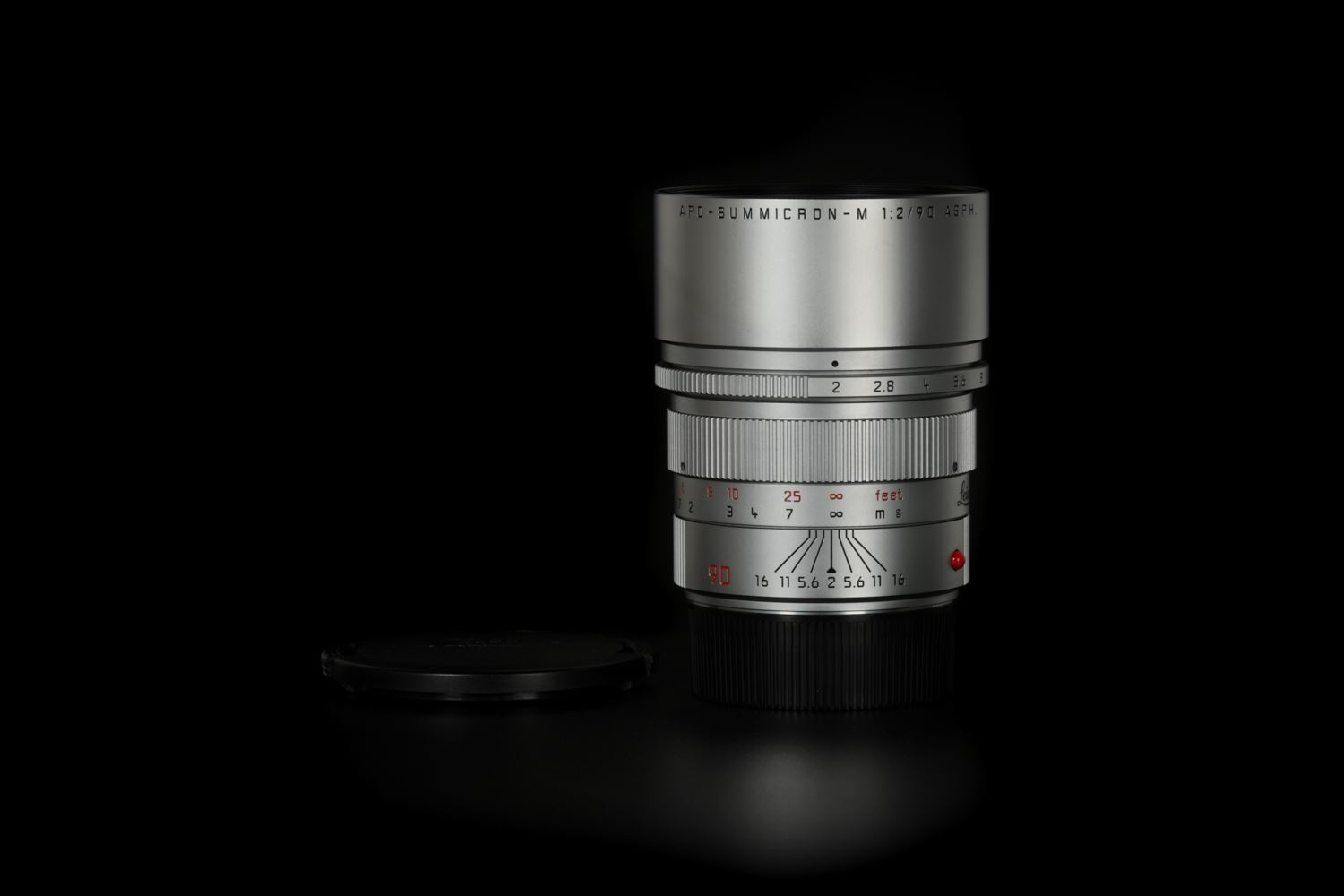 Picture of Leica APO-Summicron-M 90mm f/2 ASPH Silver Historica 1975-2015 Prototype number