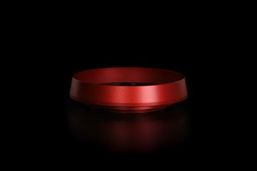 Picture of Red Ventilated Lens Hood made for Leica E46 lenses