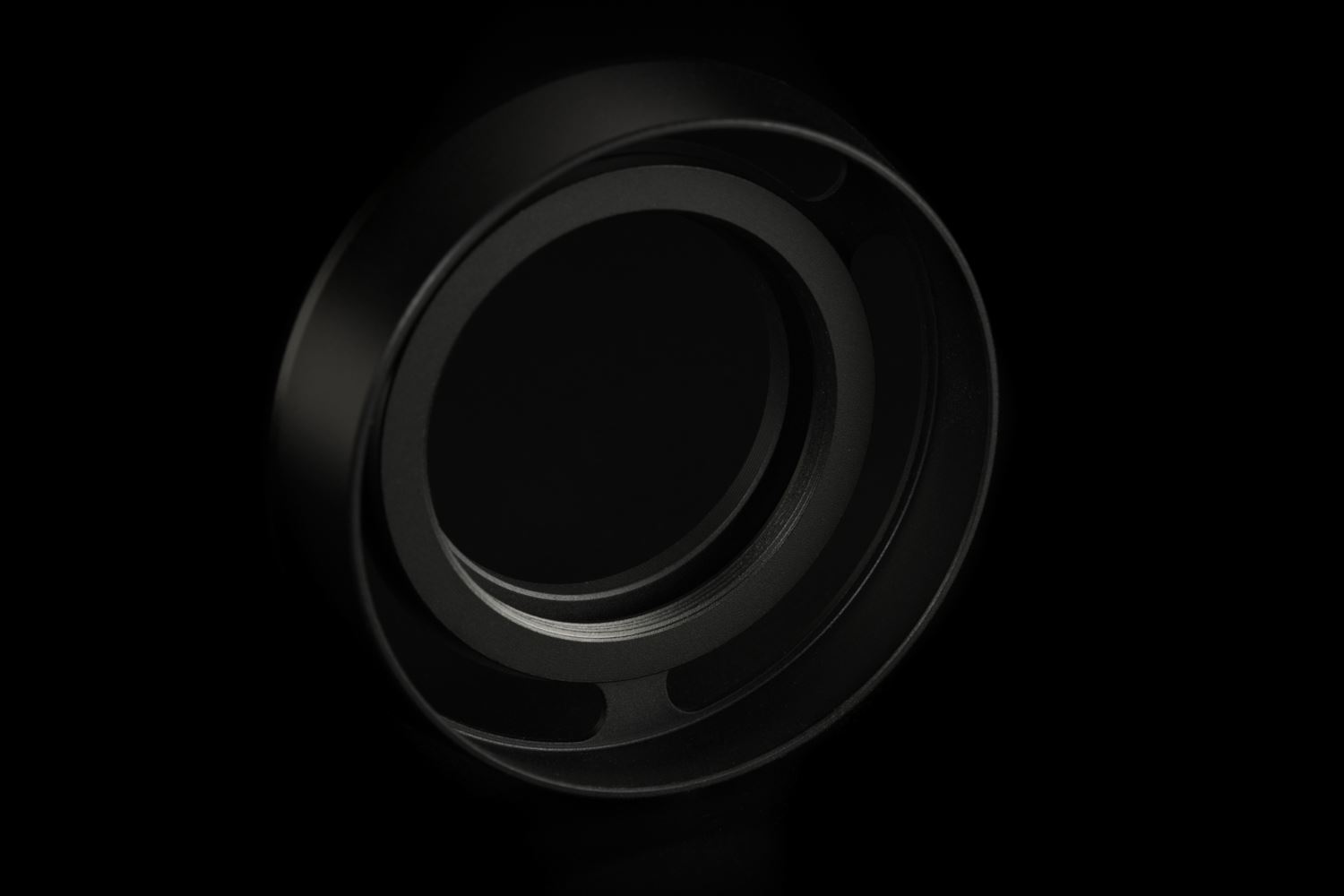 Picture of Black Ventilated Lens Hood made for Leica E39 lenses