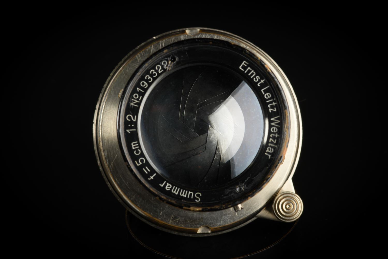 Picture of Leica Summar 5cm f/2 Nickel Black Rim LTM
