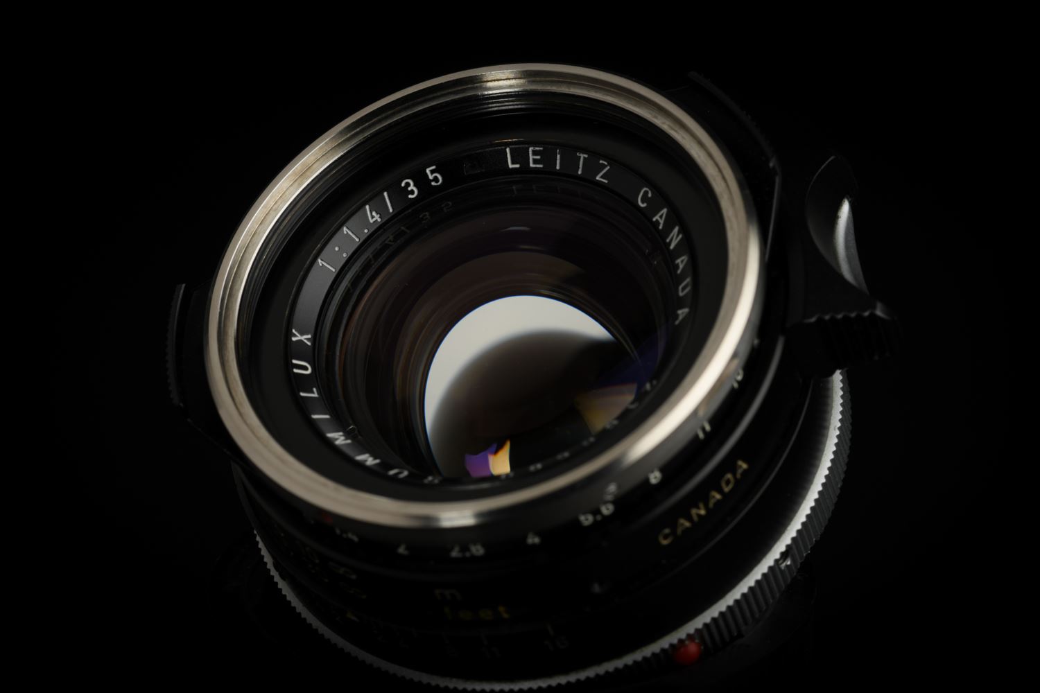 Picture of Leica Summilux-M 35mm f/1.4 Ver.1 Steel Rim Black Paint M2