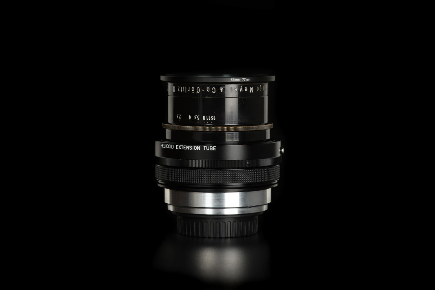 Picture of Hugo Meyer Kino-Plasmat 9cm 90mm f/1.5 Modified to Canon EOS
