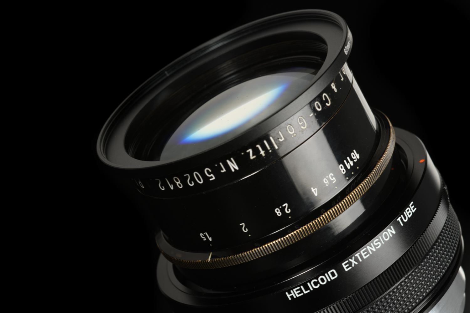 Picture of Hugo Meyer Kino-Plasmat 9cm 90mm f/1.5 Modified to Canon EOS