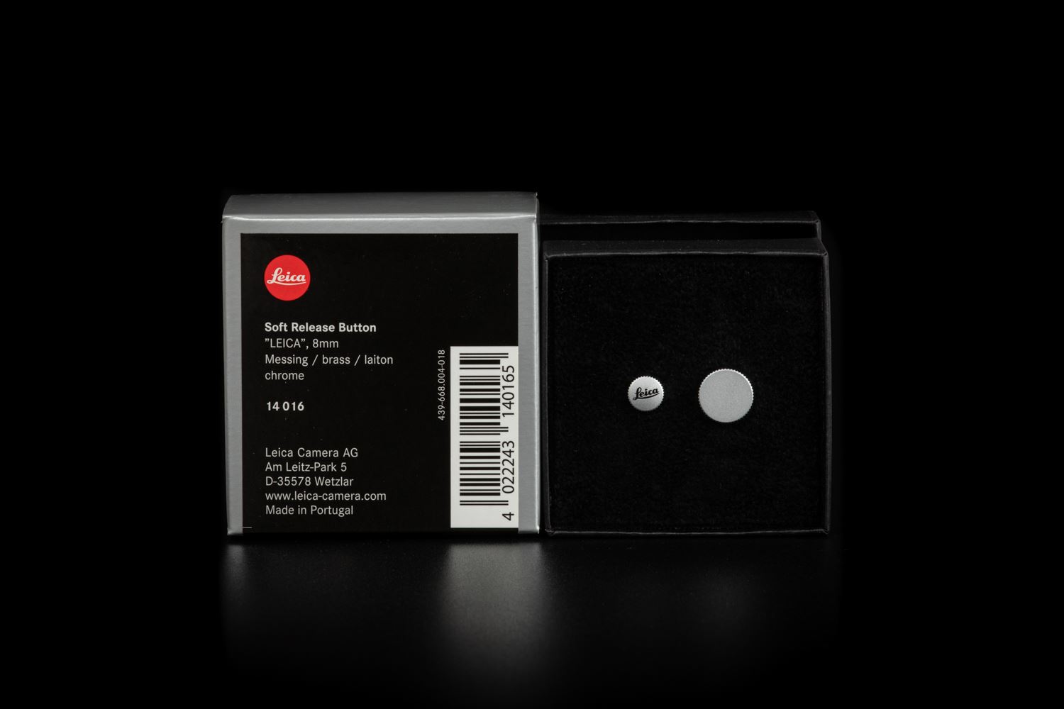 Picture of leica Soft Release Button "LEICA", 8mm, chrome