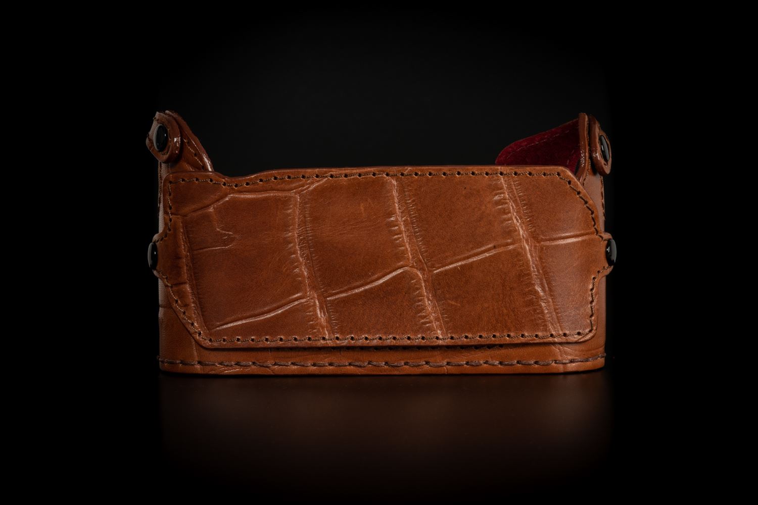Picture of Angelo Pelle Half Case for M10 - Brown Crocodile Embossed