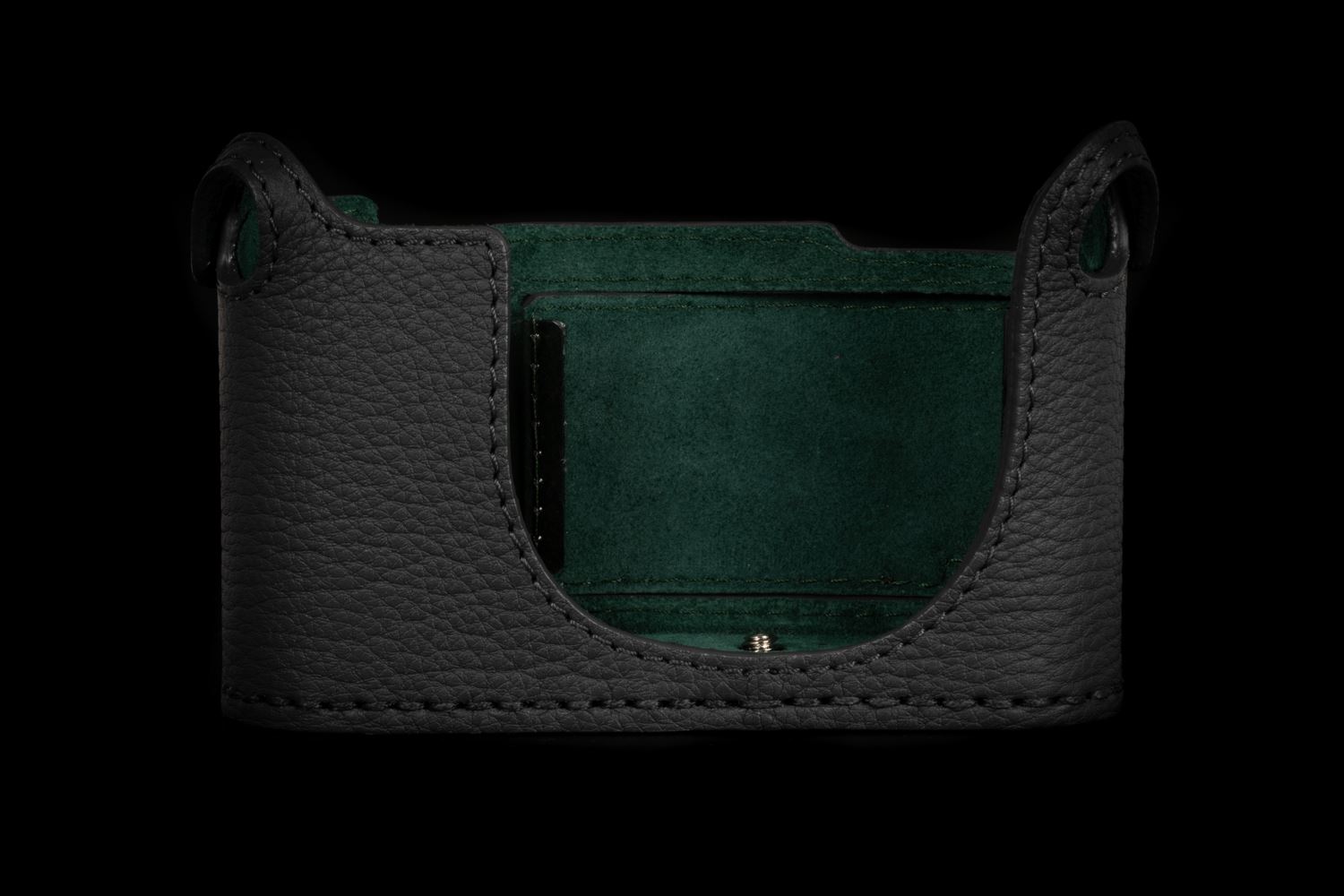 Picture of Angelo Pelle Half Case for Q2 - Grey French Calf