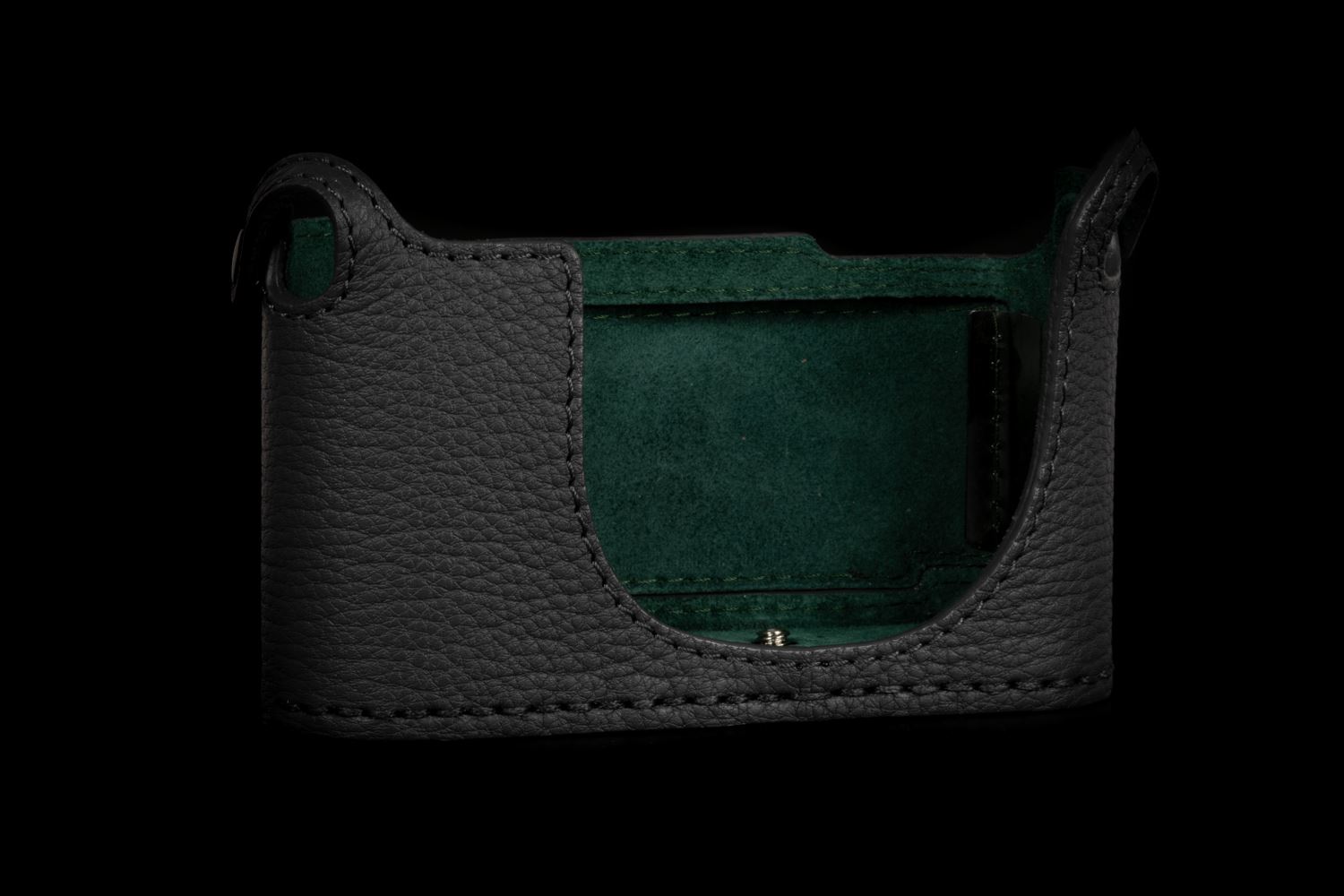 Picture of Angelo Pelle Half Case for Q2 - Grey French Calf