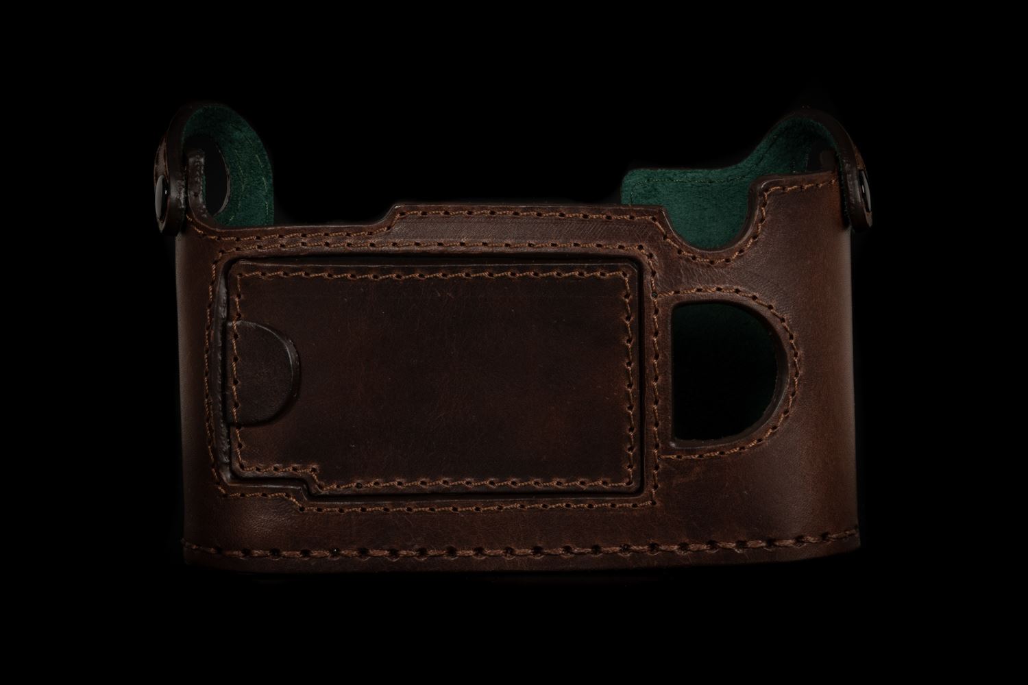 Picture of Angelo Pelle Half Case for Q2 - Moka Brown