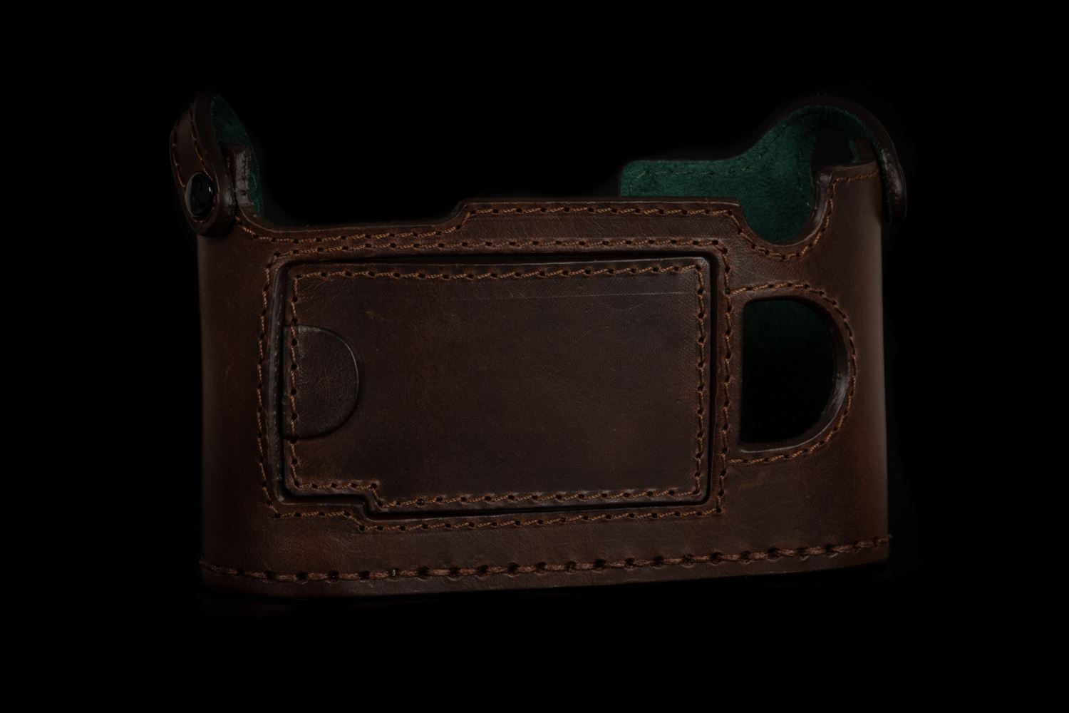 Picture of Angelo Pelle Half Case for Q2 - Moka Brown