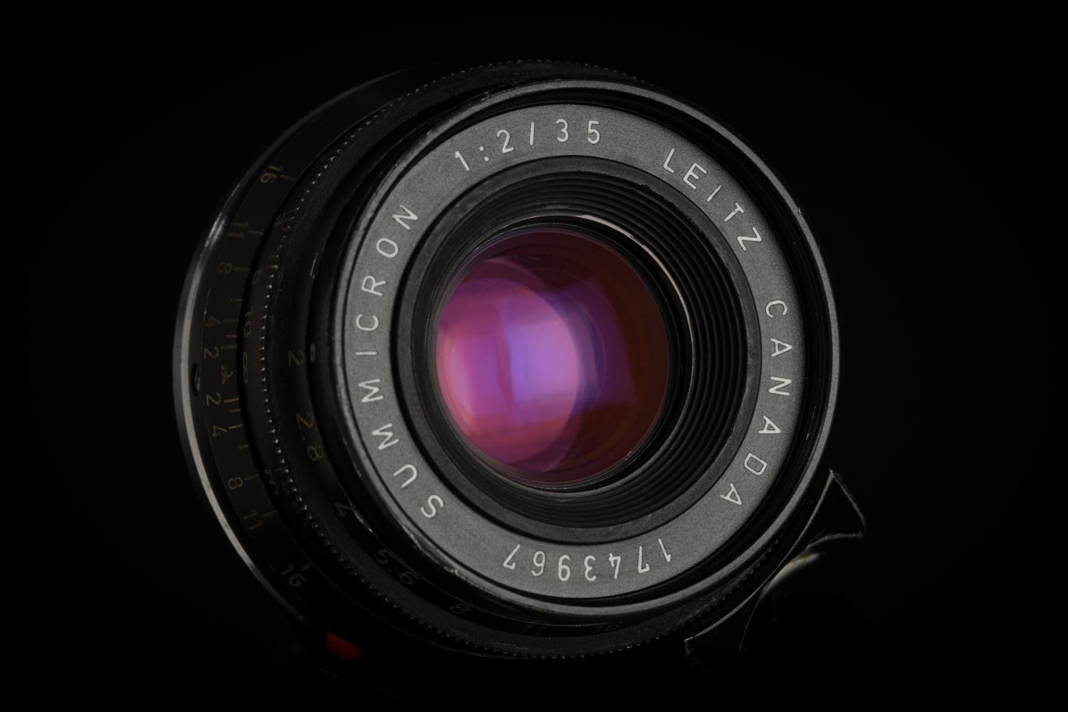 Picture of Leica Summicron-M 35mm f/2 Ver.1 canada 8-element Black