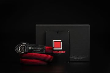Picture of Artisan & Artist ACAM-312N Black/Red Silk Strap