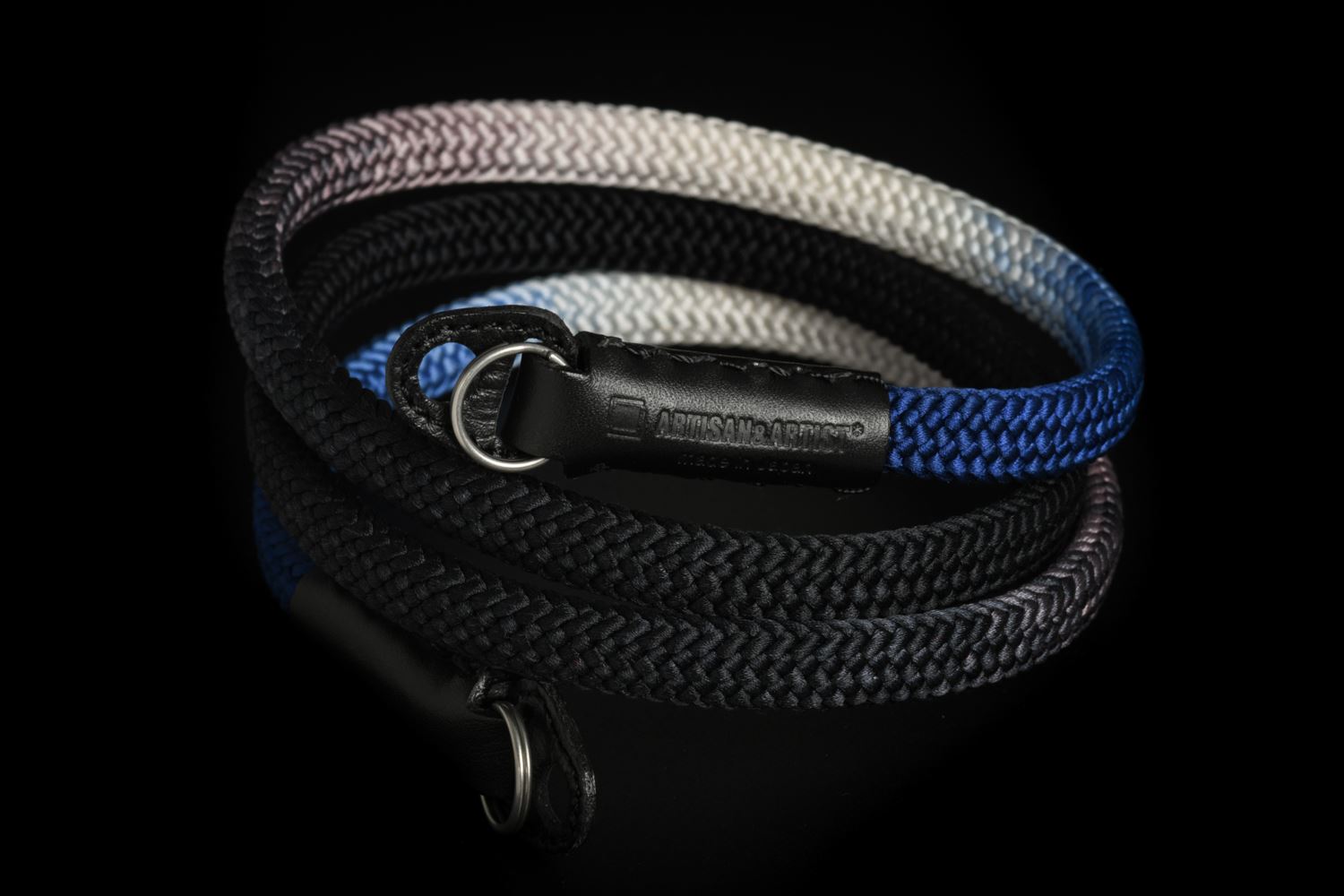 Picture of Artisan & Artist ACAM-316G Black/Navy Silk Strap