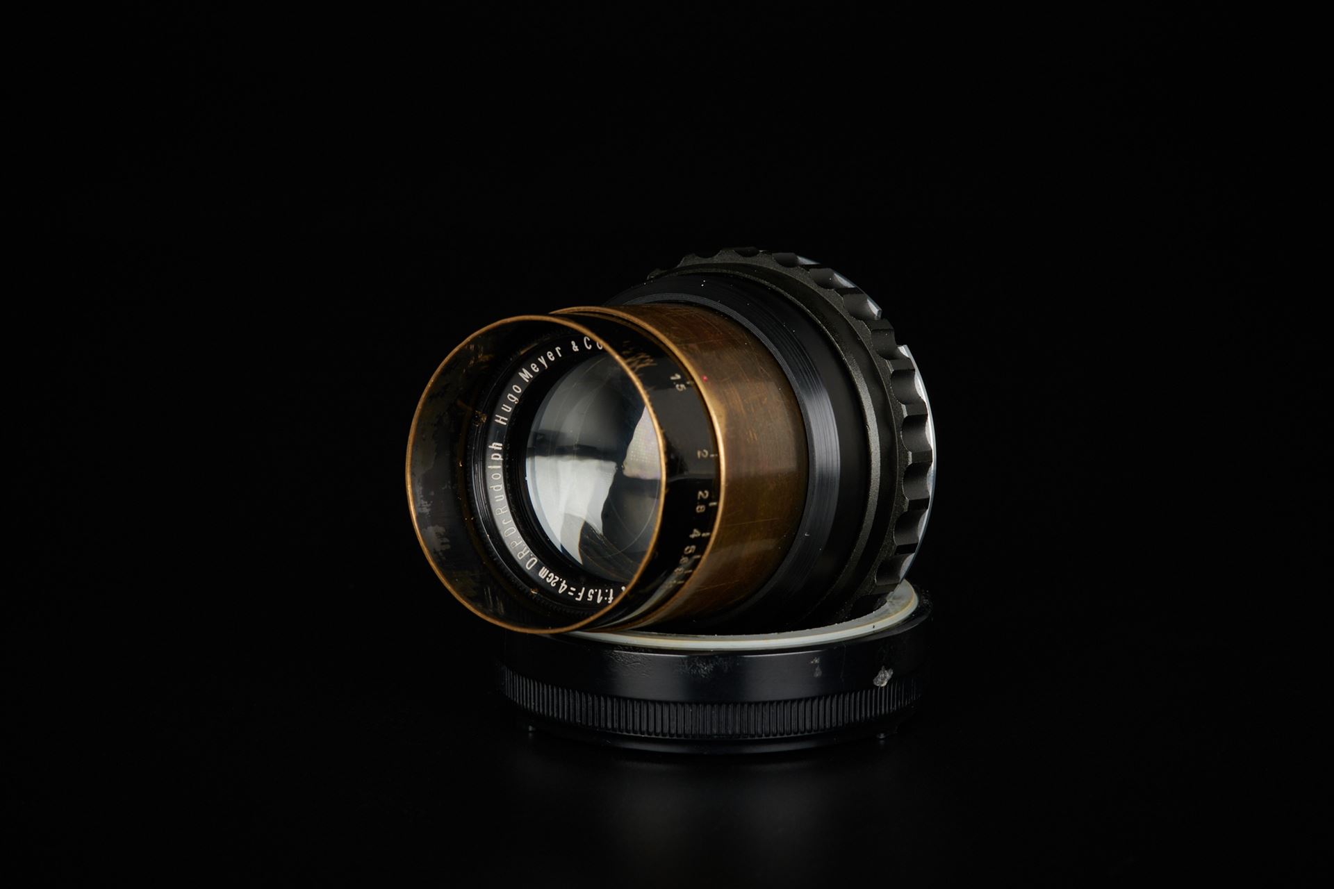 Picture of hugo meyer kino-plasmat 4.2cm f/1.5 modified for leica m