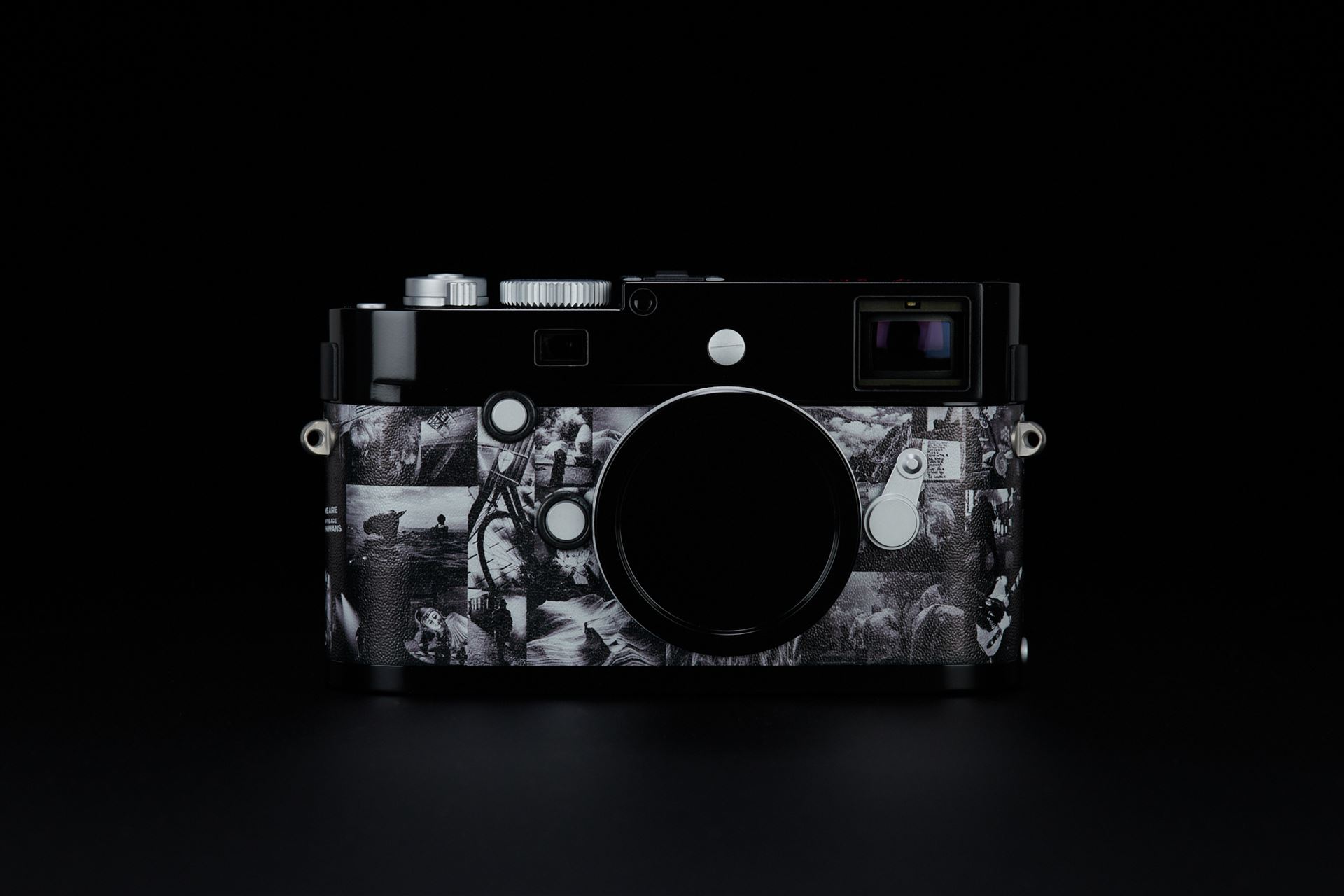 Picture of leica m monochrom "signature" by Andy summers black paint