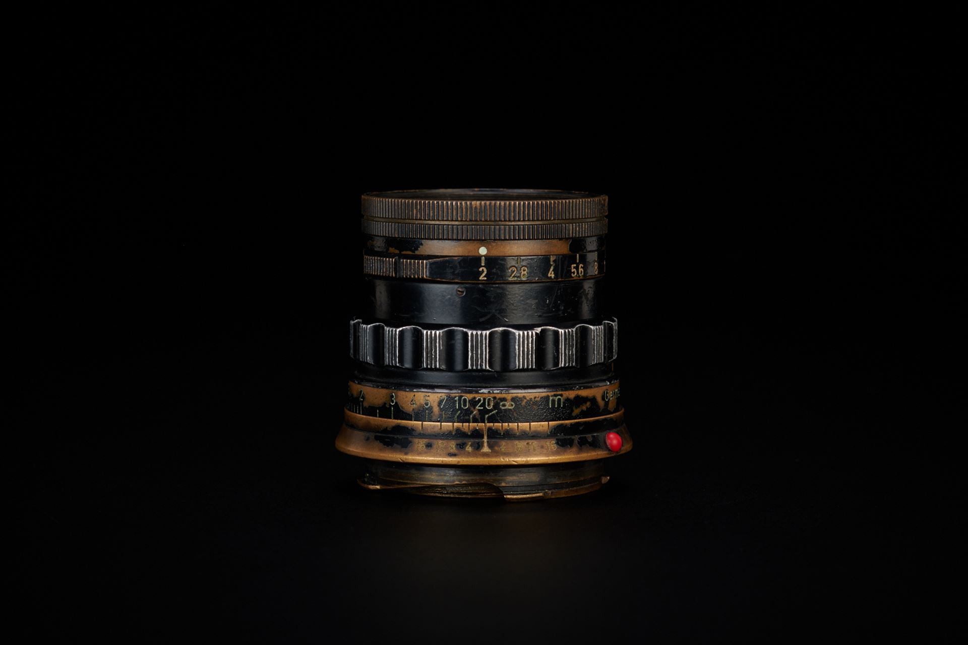Picture of Leica Summicron-M 5cm f/2 Rigid Ver.1 Black Paint Brass Mount