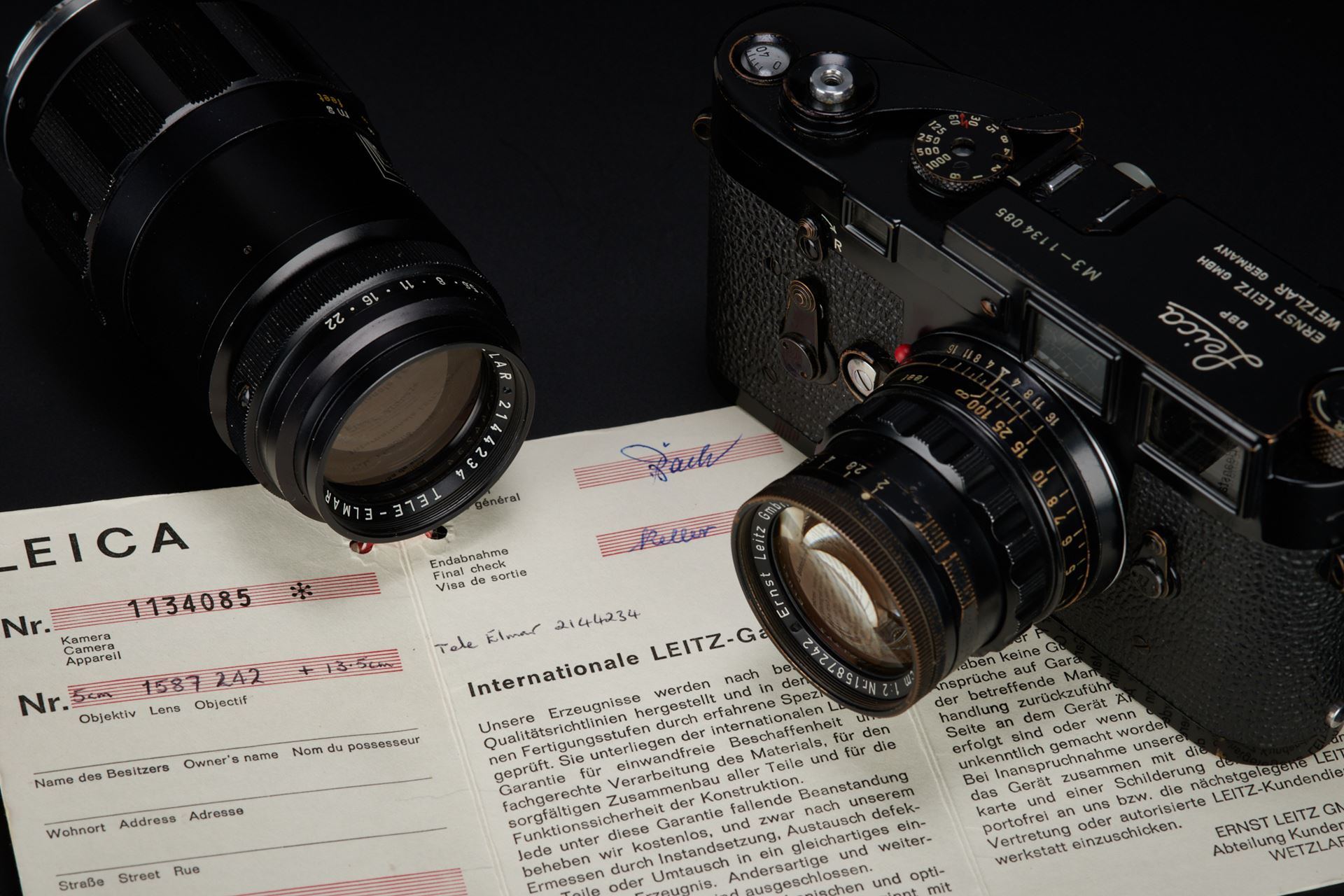 Picture of Leica M3 Original Black Paint Set