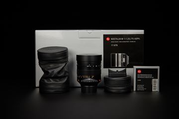 Picture of Leica Noctilux-M 75mm f/1.25 ASPH. Black Anodised